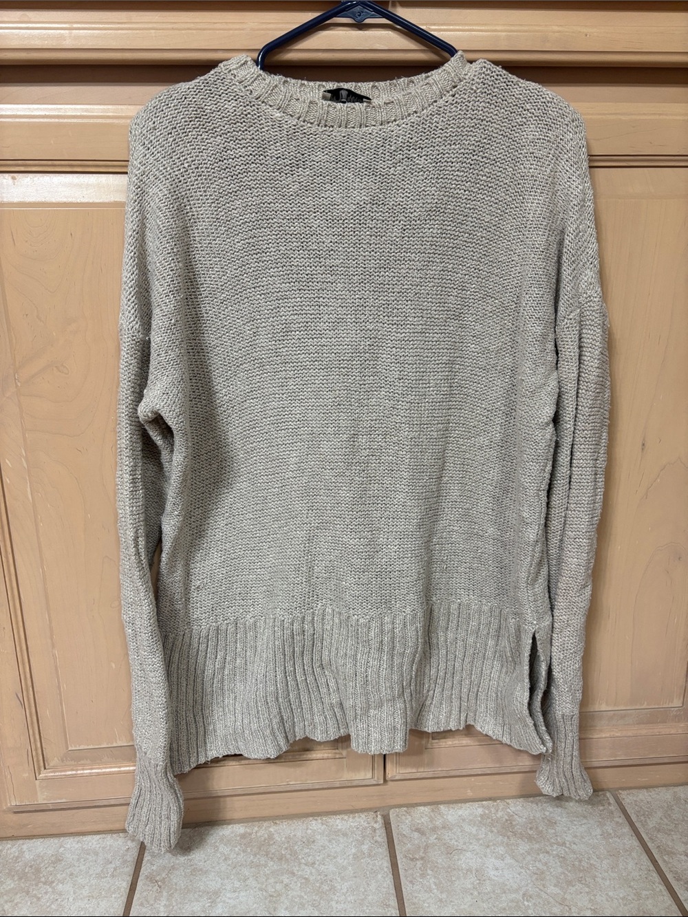 Show Me Your Mumu Cream Knit Crewneck Sweater